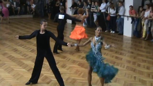 B класс Четверь финал Самба Пары 325 смотреть онлайн