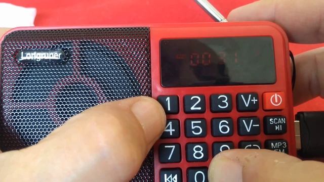 Mini Portable Radio Handheld Digital FM USB TF MP3 Player смотреть онлайн