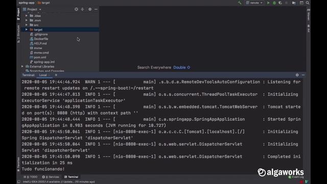 Usando Docker para criar um ambiente de desenvolvimento Spring Boot смотреть онлайн