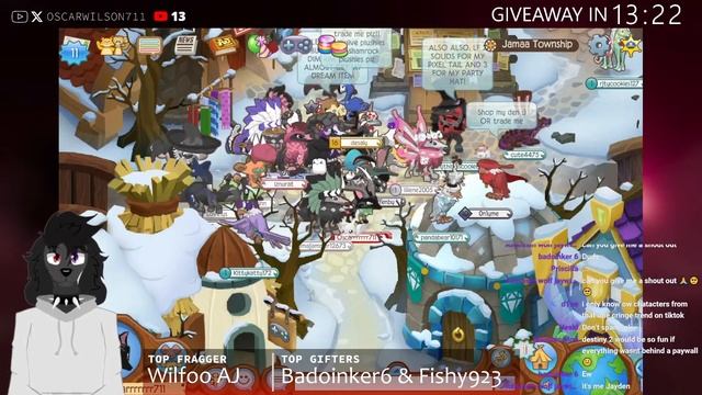 OSCAR AJ | Animal Jam Stream | AJ GIVEAWAYS every 30 minutes смотреть онлайн