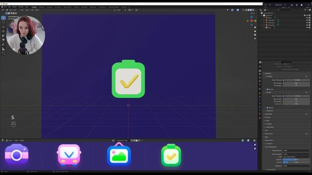 ICON МАРАФОН | BLENDER | ДЛЯ НАЧИНАЮЩИХ 5 ИЗ 20 | RU | Amelia Russo смотреть онлайн