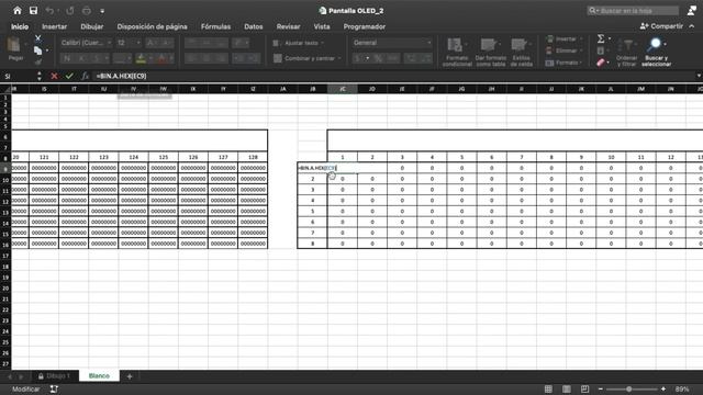 Aprende a dibujar en una Pantalla OLED usando EXCEL y el MOUSE ✅ смотреть онлайн