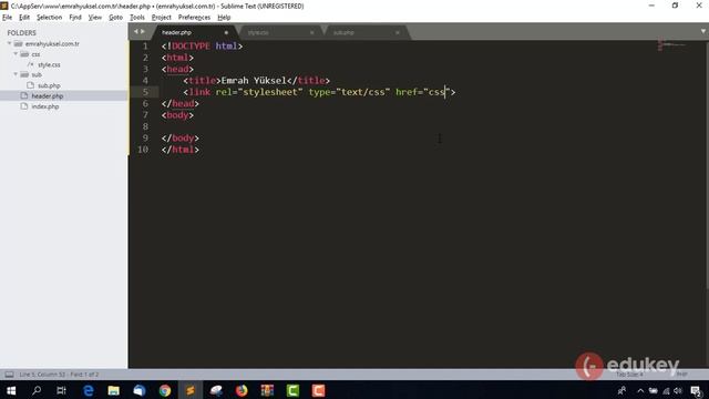 Alt klasörlere eklenen header.php dosyasında oluşan css sorununun çözümü #emrahyukselcomtr смотреть онлайн