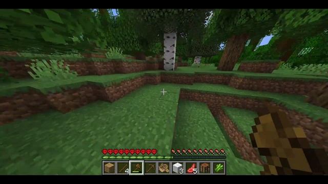 Day - 1: A Beginning - How to Survive in Minecraft hardcore for 100 days смотреть онлайн