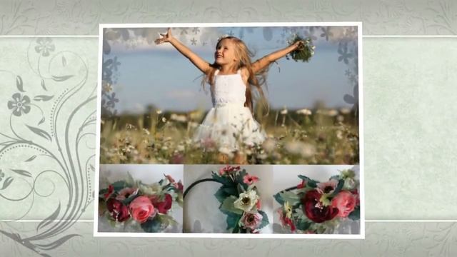 Цветочные украшения ручной работы смотреть онлайн