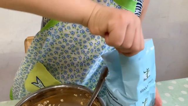 РЕЦЕПТ ОВСЯНОГО ПЕЧЕНЬЯ. Готовим вместе с детьми. Рецепты для детей.