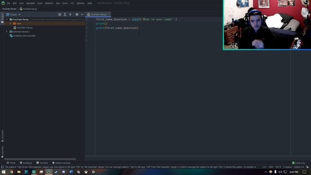 Learning Python #3 How To Get User Input смотреть онлайн