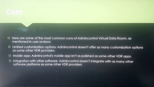 Admincontrol Virtual Data Room Reviews смотреть онлайн