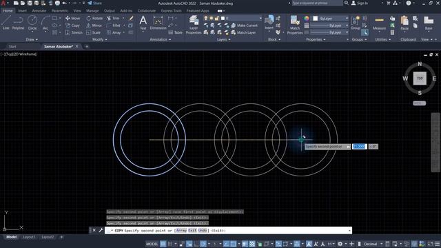 AutoCAD 2D Exercise 36 Create Audi Logo смотреть онлайн
