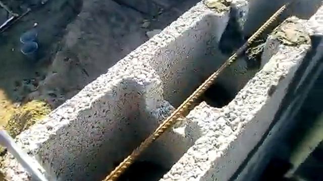 Верхний армопояс.