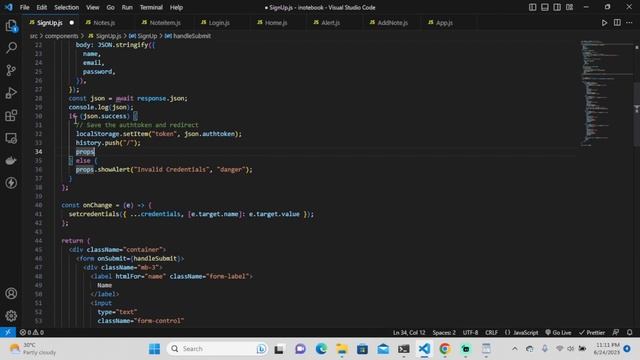 2023 | Ultimate React JS Course | Fetching User Specific Notes in iNotebook смотреть онлайн