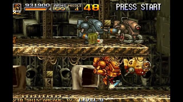 [HD] Metal Slug 5 (Slug Hack) Game Play смотреть онлайн