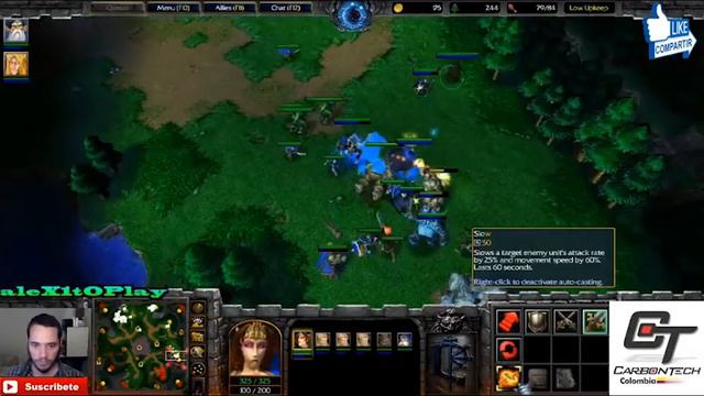Human vs Elf - | Warcraft 3 | PTR 1.29 , Blizzard Deberia nerfear al demon. смотреть онлайн