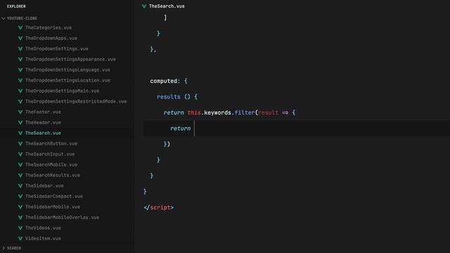 Vue JS Tailwind CSS YouTube клон #42 - Фильтрация результатов поиска смотреть онлайн