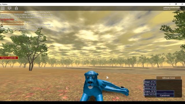 [Roblox: Wild Savanna] - Color script in the description! (Working as of February 3, 2020) смотреть онлайн