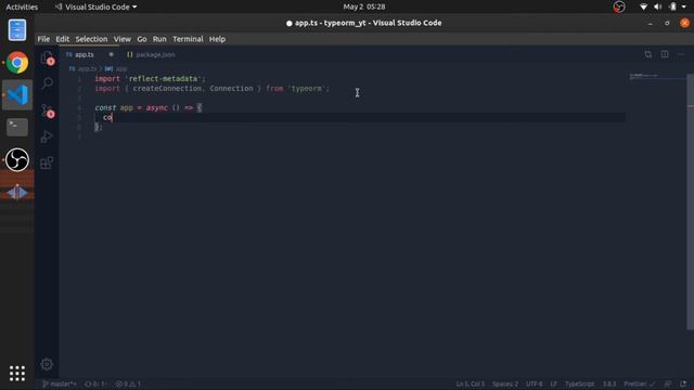 01 - TypeORM installation & connection - Typescript смотреть онлайн