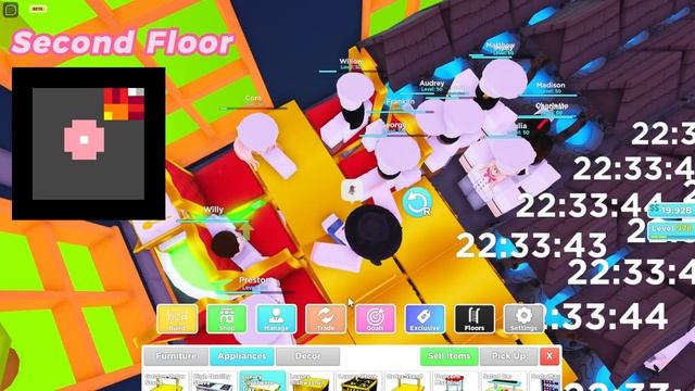 10 Floor CUSTOMER & MONEY Layout! | Roblox My Restaurant смотреть онлайн