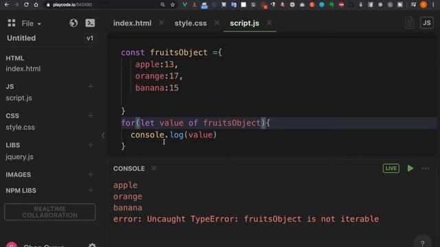 How to loop through array of objects in javascript (For in For of) смотреть онлайн