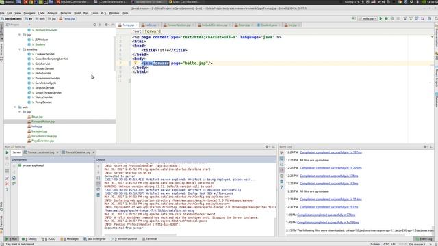 Java EE 22: JSP 7: перенаправление запроса смотреть онлайн