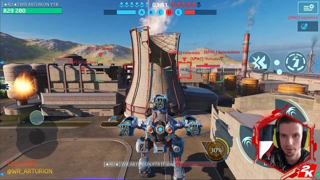 ? GIVEAWAY - 5 пушек NEEDLE | Пробую стрим в ДНЕВНОЕ ВРЕМЯ | War Robots ARTURiON смотреть онлайн