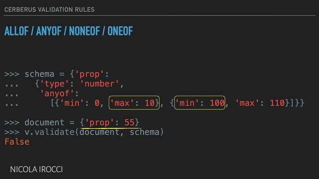 [ENG] Nicola Iarocci: "Cerberus, or Data Validation for Humans" смотреть онлайн