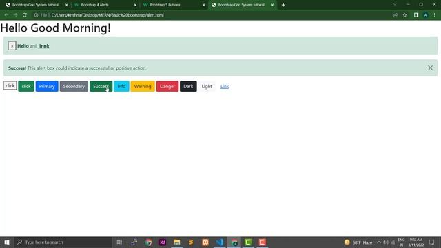Bootstrap button and alerts and buttons groups deep understanding смотреть онлайн