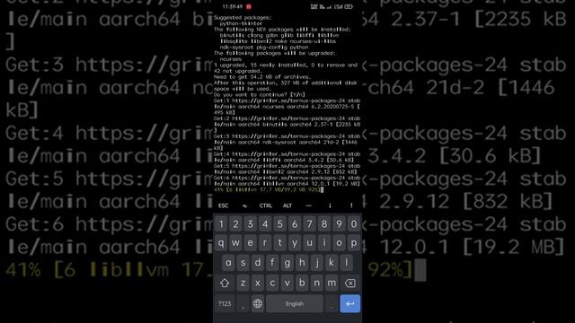 Install Python in Android / Termux installation - with captions. смотреть онлайн