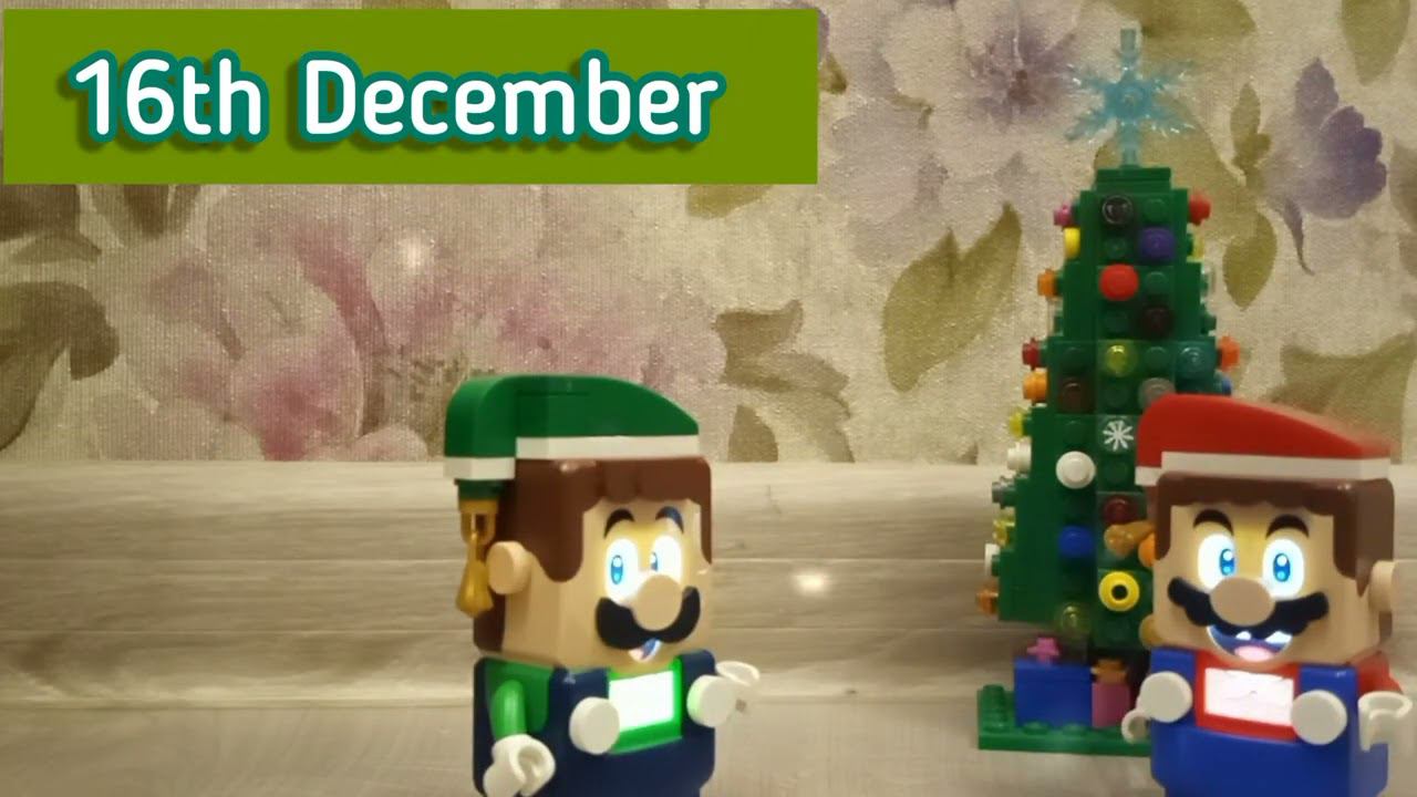 My Christmas & New Year Advent Calendar mini surprises by Lego Super Mario & Luigi. Day 16 #shorts смотреть онлайн