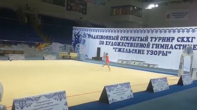 Художественная гимнастика. Обруч. Булышева Юлия смотреть онлайн