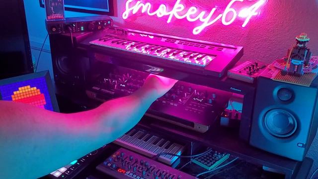 synthwave, but from an init patch - Circuit Tracks, JX-08, Minilogue XD смотреть онлайн