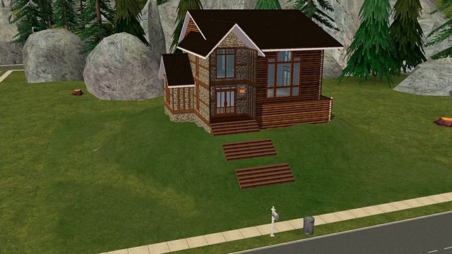 Holiday Ski Chalet | The Sims 2 Speed Build No CC | Строительство Симс 2 смотреть онлайн