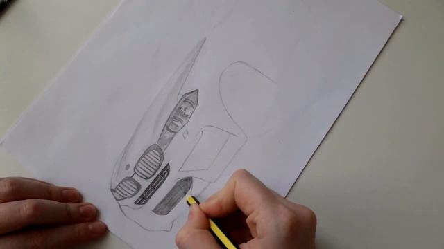 BMW x6 (рисунок карандашом) смотреть онлайн