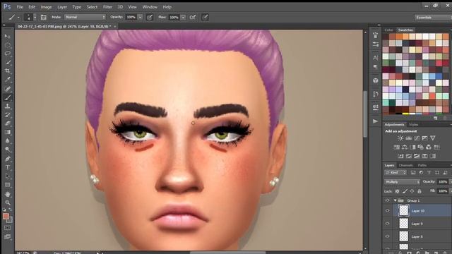 Sims 4 - How I edit my photos смотреть онлайн