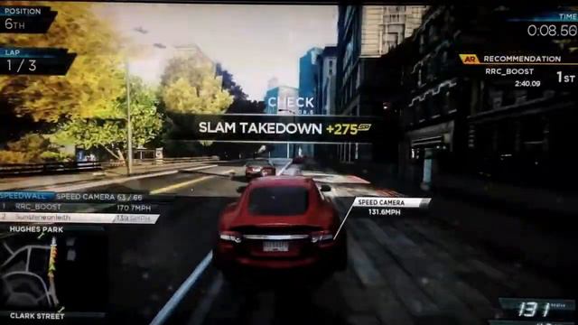 NFS Most Wanted 2012 - Jaguar XKR Gameplay смотреть онлайн