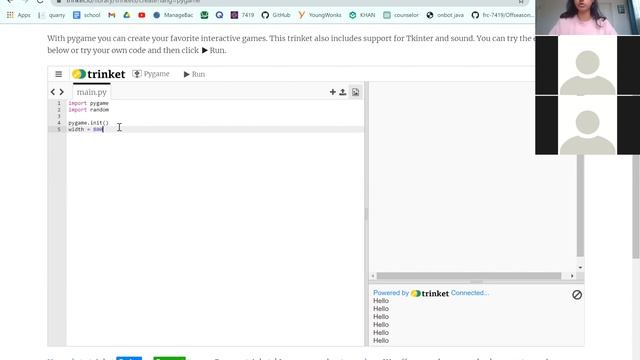 Video Game Design with PyGame #HourofCode #CSforGood смотреть онлайн