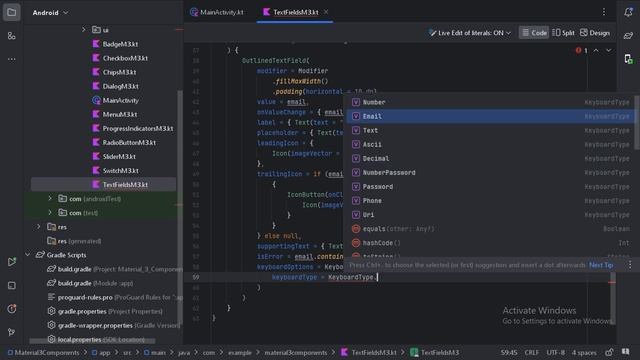 Mastering Text Fields in Jetpack Compose with Material Design 3 | Android Dev | Kotlin смотреть онлайн
