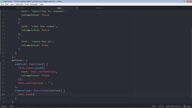 Vue JS #11 Приложение "Список дел" (To-Do App) смотреть онлайн