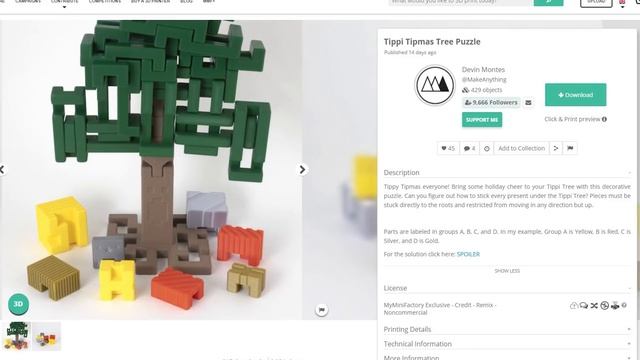 Last Minute Christmas Gifts to 3D Print! смотреть онлайн