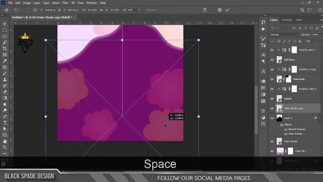 Holi Celebration Poster Design in | Photoshop 2021 Tutorial | смотреть онлайн