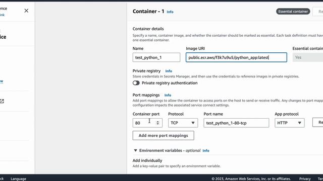AWS ECS Docker Image Run смотреть онлайн