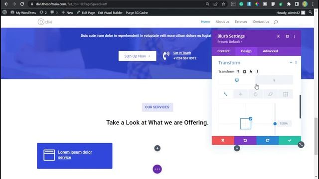 13 - Create Our Services Section - How to Build a WordPress Website with Divi (Step-By-Step) смотреть онлайн