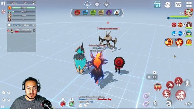 Summoners War: Chronicles - How To Rune The Fire Ifrit Tesarion & Speed VS Full Damage Test! смотреть онлайн