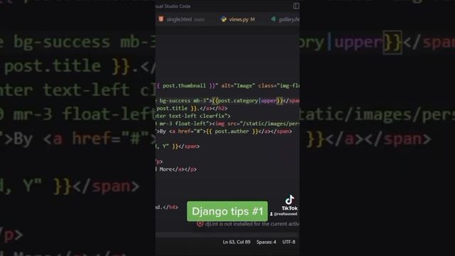 Django tips #1 #python #django #web #developer #webdevelopment смотреть онлайн