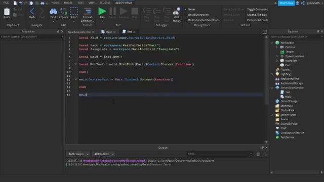 Maid Module. Break Down and Understanding. - Roblox Scripting Tutorial смотреть онлайн
