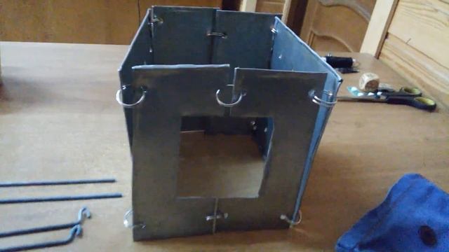 Обзор Бомж печки. Самодельная печка щепочница. смотреть онлайн