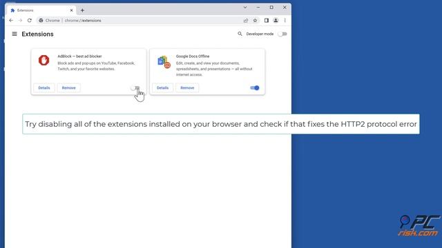 How to Fix ERR_HTTP2_PROTOCOL_ERROR in Google Chrome? смотреть онлайн