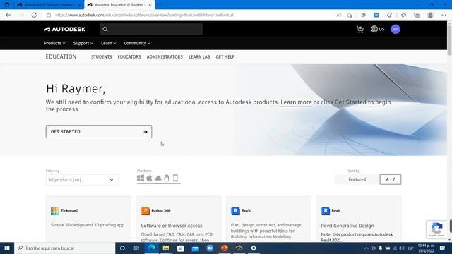 Como obtener AutoCad 2023 con licencia gratis Para estudiantes o profesores, crear cuenta Autodesk смотреть онлайн