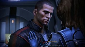 Любовная сцена Эшли и Шепард Mass Effect 3 L.E