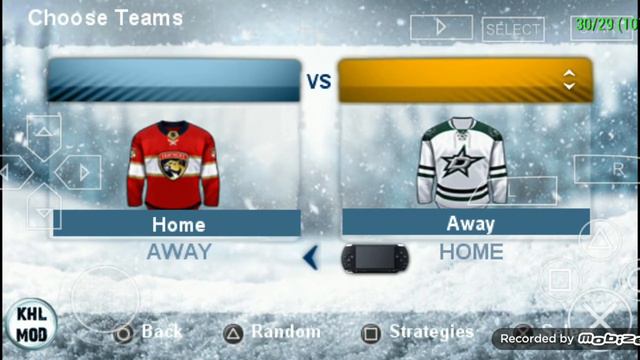 KHL - NHL - MOD NHL 07 PPSSPP FANTASY MOD смотреть онлайн