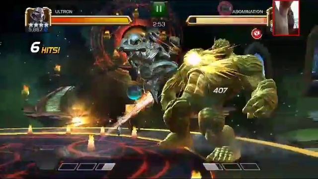 Marvel contest of Champions Ultron versus Abomination poison node map 5 смотреть онлайн